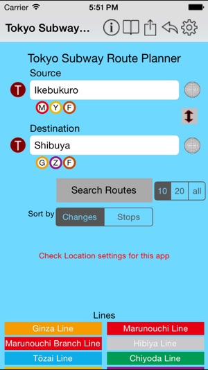 Tokyo Subway Route Planner(圖1)-速報App