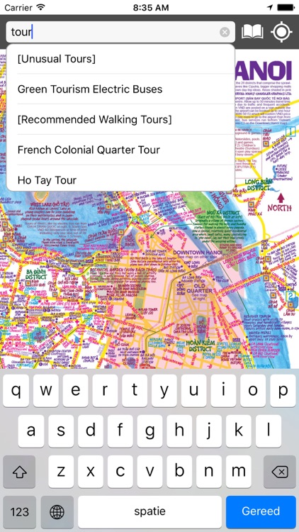 Map of Hanoi