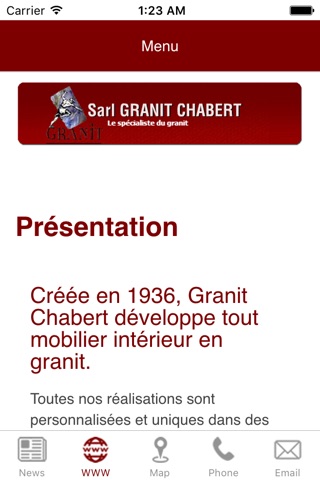 Granit Chabert screenshot 2