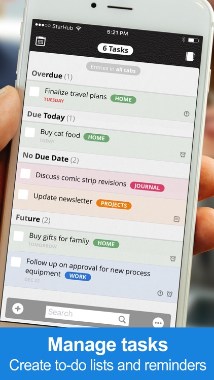 Daily Notes – Diary + Journal + Organizer