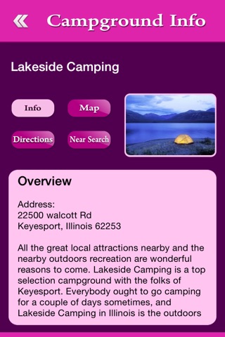 Illinois Campgrounds and RV Parks screenshot 3