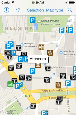 Leisuremap Finland, Camping, Golf, Swimming, Car parks, and more screenshot 2