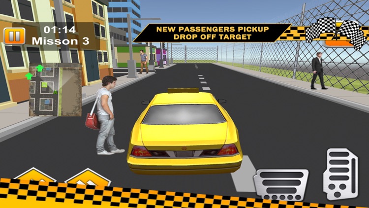 3D Taxi Car Driver Parking Game