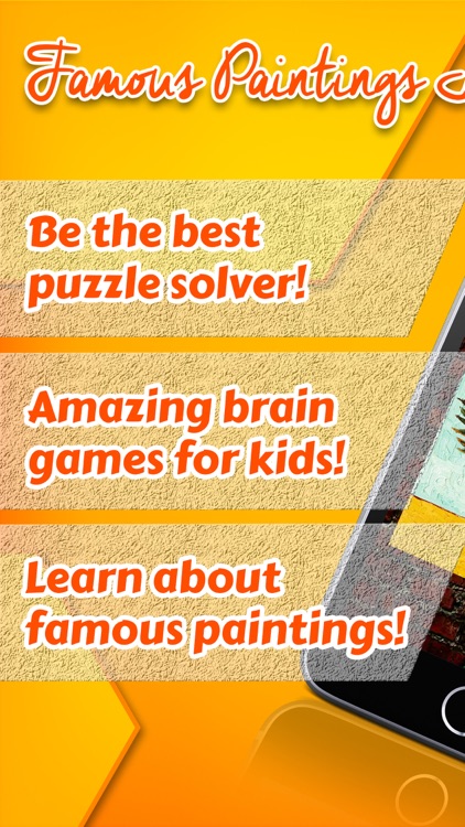 Famous Paintings Jigsaw Puzzles Free – Fine Art Brain Games For Kids and Adults
