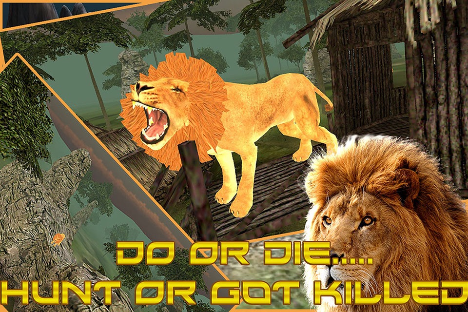 Wild Lion Hunter 2016 - Jungle King Hunting Simulation 3d : Full fun free game screenshot 2