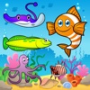 Fishes Puzzles for Toddlers - Beautiful Fishes Puzzle Free