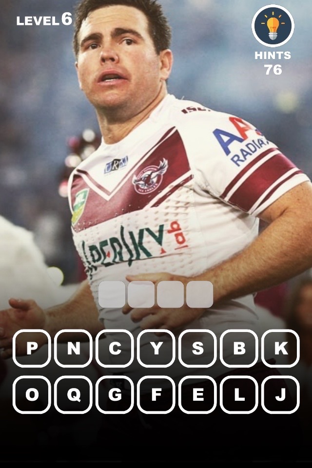Rugby Players - a new game for NRL fans screenshot 2