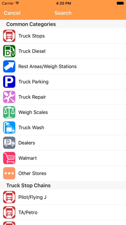 iExit Trucks: The Trucker's Highway Exit Guide screenshot-3