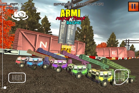 Army Rocket Truck Racing screenshot 4