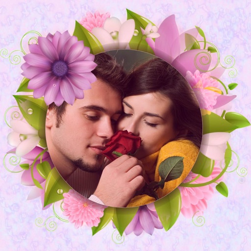 Flower Photo Collage Art - Selfie Picture Booth with Lovely Frames & Romantic Photos Editor