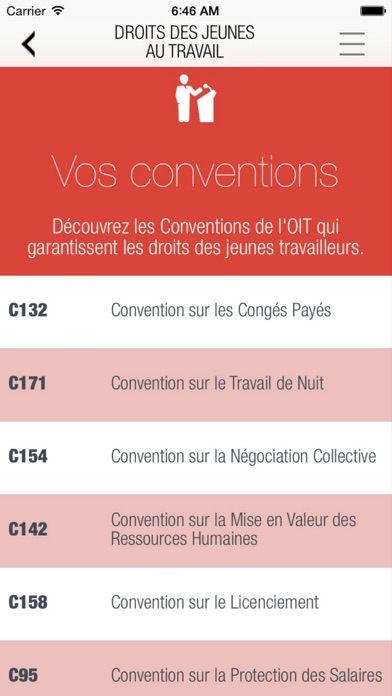 How to cancel & delete Droits des jeunes au travail from iphone & ipad 4