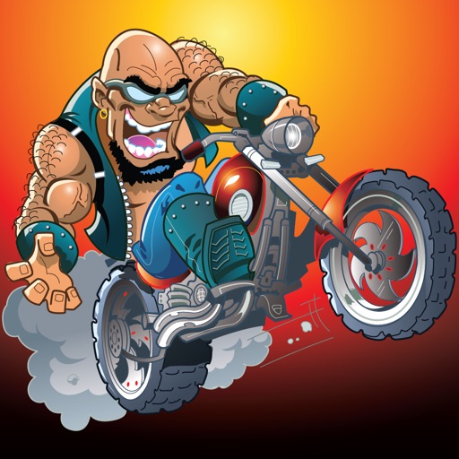Fast Motorcycle Racer on highway - Escape The Rider Through Traffic Rush Icon