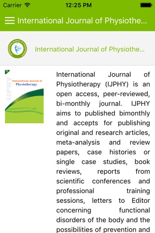 Physiotherapy Journal (IJPHY) screenshot 2