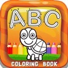 ABC Trace And Phonics Coloring Books : English Learning Free For Kids And Toddlers!