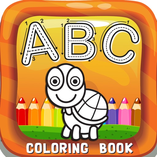 ABC Trace And Phonics Coloring Books : English Learning Free For Kids And Toddlers! iOS App