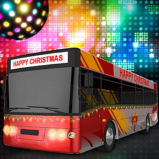 Christmas Party Bus Driver 3d – Real City Transporter Simulation Game icon