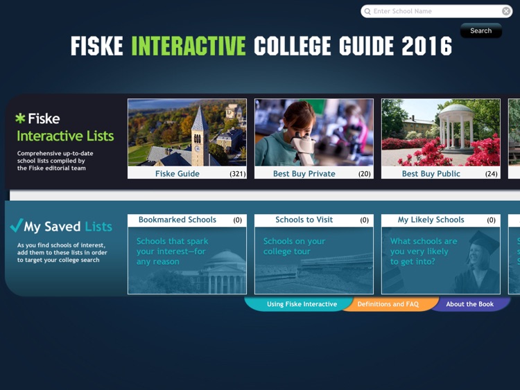 Fiske Interactive College Guide 2016