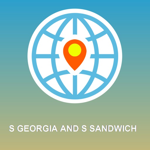 S Georgia and S Sandwich Map - Offline Map, POI, GPS, Directions