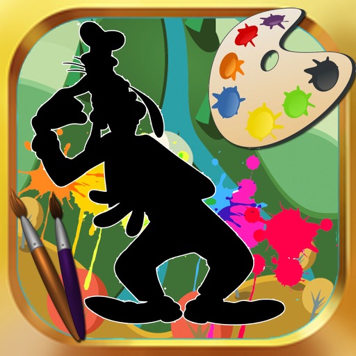 Painting Book Goofy animal Edition iOS App