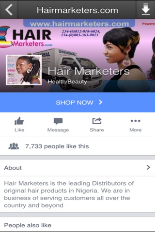 Hairmarketers.com screenshot 3