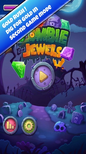 Zombie Attack Jewels Magic - Puzzle Gems(圖3)-速報App