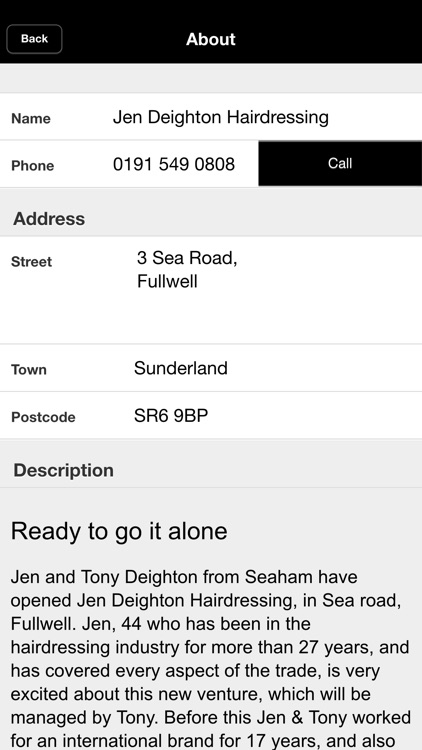 Jen Deighton Hairdressing screenshot-3