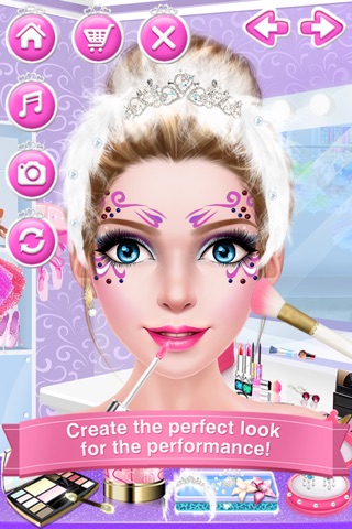 Ballerina Girls - Beauty Salon: Ballet Makeup, Dressup and Makeover Games screenshot 2