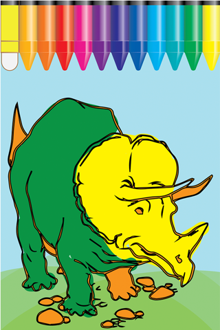 Dino Coloring and ABC 123 Tracing Games for kids practice screenshot 2
