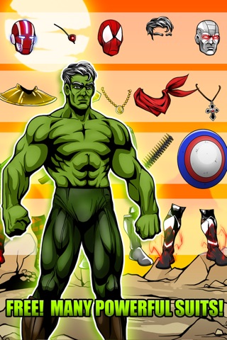 Create Your Own Man Super-Hero -  The Comics Super-Man Characters Costume Maker Dress Up screenshot 4