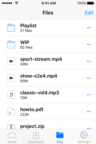 Скриншот из QWE Downloads PRO. Downloader and File Manager