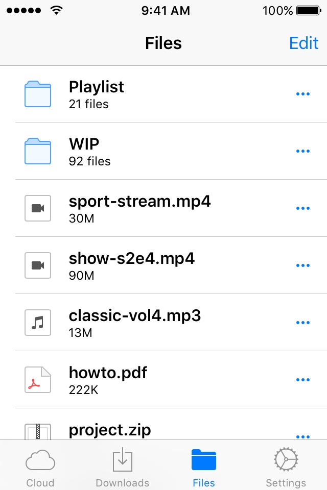 QWE Downloads PRO. Downloader and File Manager screenshot 3