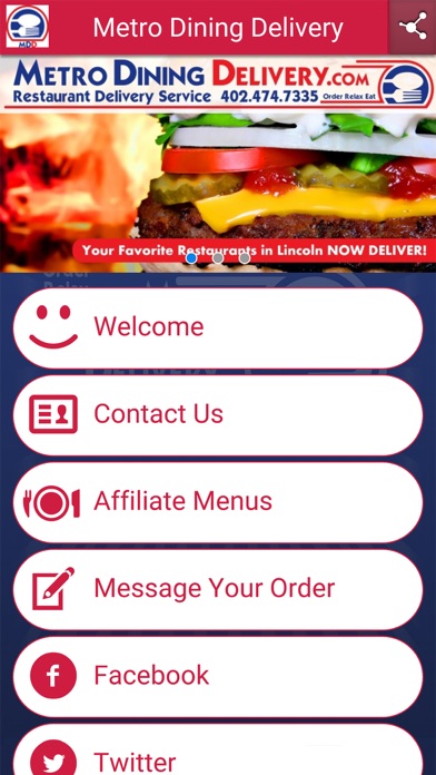 How to cancel & delete Metro Dining Delivery from iphone & ipad 1