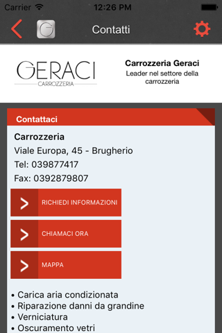 Carrozzeria Geraci screenshot 3