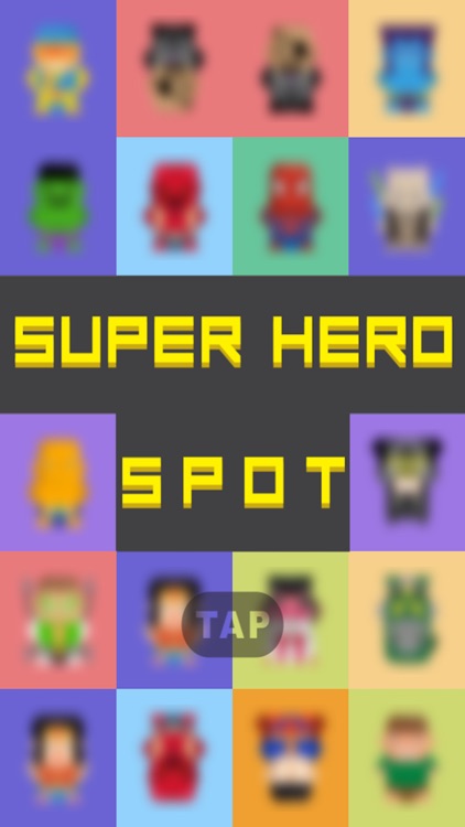 Superhero Spot - Find the Difference Puzzle