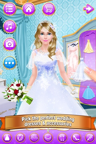 Princess Wedding - Royal Salon: Spa, Makeup & Dress Up Makeover Game for Girls screenshot 4