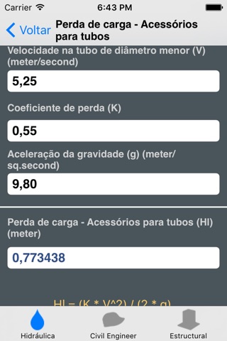 Hydraulics and Waterworks Calc screenshot 2