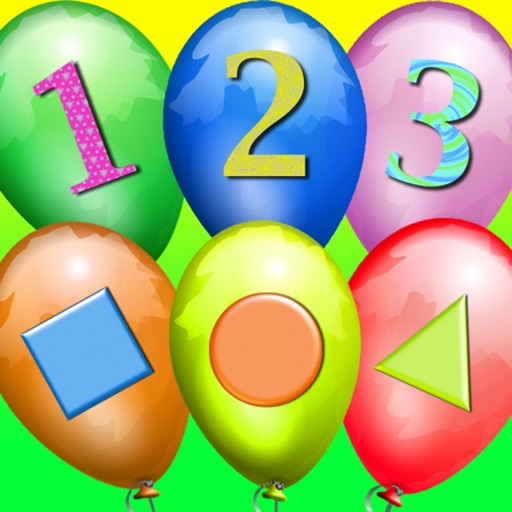Balloon Academy HD - Learn Colors, Shapes, and Numbers Icon