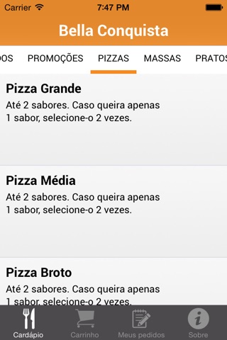 Bella Conquista Pizzaria screenshot 3