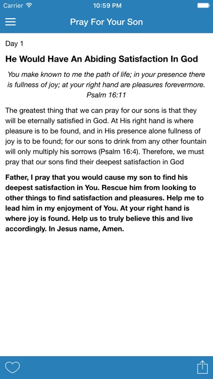 Pray For Your Son: 31 Day Challenge