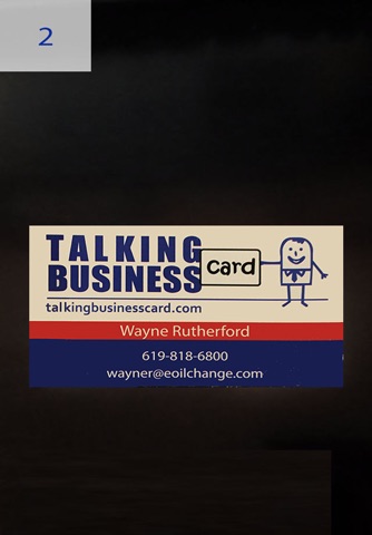 Talking Business Card screenshot 2