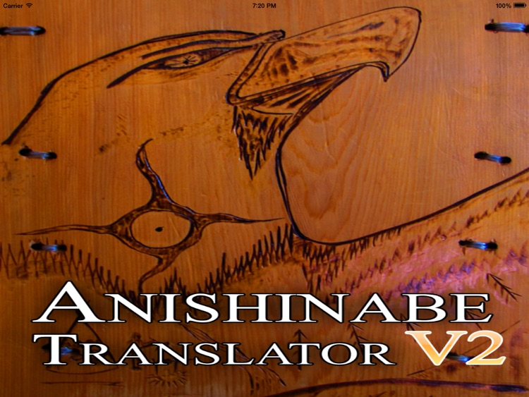 Anishinabe Translator V2 IPad