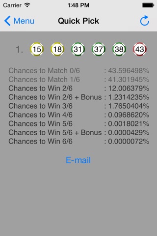 6/49 Win! - Free screenshot 2