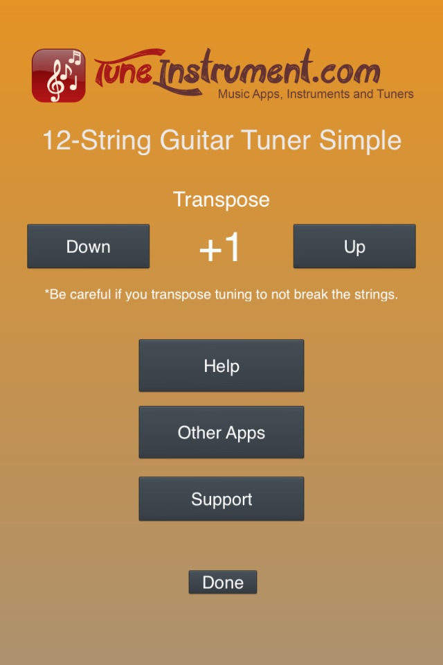 12-String Guitar Tuner Simple screenshot 4