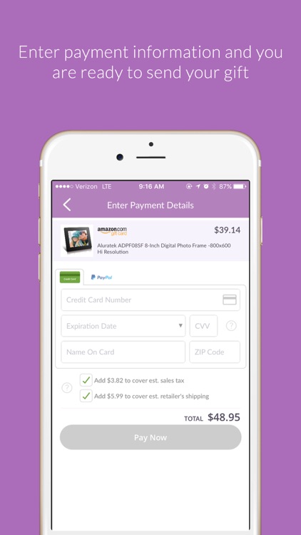 Evite Instant Gifts screenshot-4