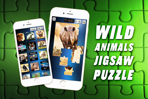 Wild Animals Jigsaw Puzzle – Fun Animal Game To Train Your Brain screenshot 3