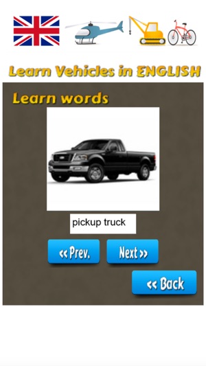 Learn Vehicles in English Language(圖4)-速報App