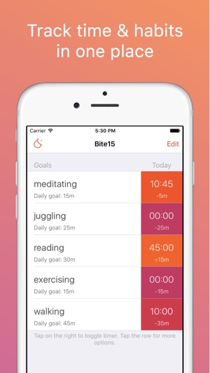 Bite15 - bite sized time tracking(圖1)-速報App