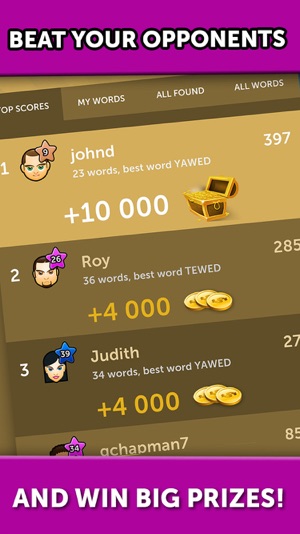 Word Warriors - Realtime Online Word Battles for 2 Players(圖3)-速報App