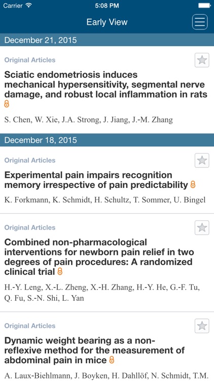 European Journal of Pain