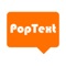Icon PopText - Add context to your photos!